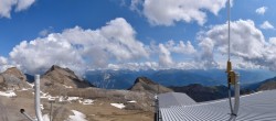 Archiv Foto Webcam Crans Montana: Bergstation Plaine Morte 15:00