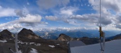 Archiv Foto Webcam Crans Montana: Bergstation Plaine Morte 17:00