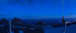 Archiv Foto Webcam Crans Montana: Bergstation Plaine Morte 21:00