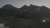 Archiv Foto Webcam Sunshine Village: Wawa Sessellift 00:00