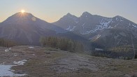 Archiv Foto Webcam Sunshine Village: Wawa Sessellift 04:00