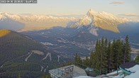 Archiv Foto Webcam Banff: Blick vom Cliff House Bistro am Mount Norquay 18:00