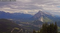 Archiv Foto Webcam Banff: Blick vom Cliff House Bistro am Mount Norquay 14:00