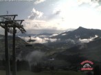 Archiv Foto Webcam Kitzbühel: Gaisberg Bergstation 08:00