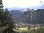 Archived image Webcam Oberammergau: Mountain restaurant Romanshöhe 07:00