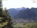 Archived image Webcam Oberammergau: Mountain restaurant Romanshöhe 11:00