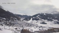 Archiv Foto Webcam Bormio: Blick auf die Stelvio Abfahrt 09:00