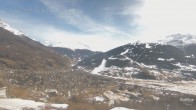 Archiv Foto Webcam Bormio: Blick auf die Stelvio Abfahrt 11:00