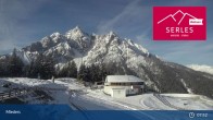 Archived image Webcam Mieders: panoramic view of mountain station Koppeneck 07:00