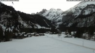 Archived image Webcam Kandersteg (Bernese Oberland): Hotel Bernerhof 07:00