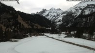 Archived image Webcam Kandersteg (Bernese Oberland): Hotel Bernerhof 07:00