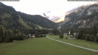 Archived image Webcam Kandersteg (Bernese Oberland): Hotel Bernerhof 19:00