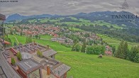 Archiv Foto Webcam Fischen: Blick vom Hotel Tanneck 09:00
