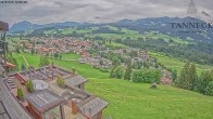 Archiv Foto Webcam Fischen: Blick vom Hotel Tanneck 11:00