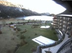 Archived image Webcam Lake Haldensee, &#34;Laterndl Hof&#34; hotel 05:00