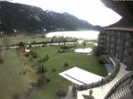 Archived image Webcam Lake Haldensee, &#34;Laterndl Hof&#34; hotel 17:00