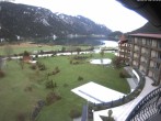Archived image Webcam Lake Haldensee, &#34;Laterndl Hof&#34; hotel 05:00