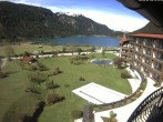 Archived image Webcam Lake Haldensee, &#34;Laterndl Hof&#34; hotel 09:00