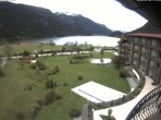 Archived image Webcam Lake Haldensee, &#34;Laterndl Hof&#34; hotel 13:00