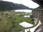 Archived image Webcam Lake Haldensee, &#34;Laterndl Hof&#34; hotel 06:00