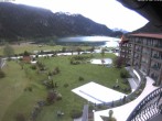 Archived image Webcam Lake Haldensee, &#34;Laterndl Hof&#34; hotel 19:00