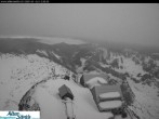 Archived image Webcam Mountain Hut at Säntis 11:00