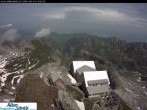 Archived image Webcam Mountain Hut at Säntis 13:00