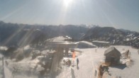 Archiv Foto Webcam Blick vom Feuerkogelhaus auf das Skigebiet 11:00