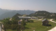 Archiv Foto Webcam Blick vom Feuerkogelhaus auf das Skigebiet 09:00