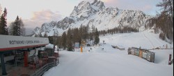 Archiv Foto Webcam 3 Zinnen Dolomiten: Skiberg Haunold 05:00