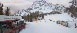 Archiv Foto Webcam 3 Zinnen Dolomiten: Skiberg Haunold 06:00