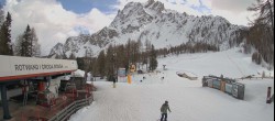 Archiv Foto Webcam 3 Zinnen Dolomiten: Skiberg Haunold 13:00