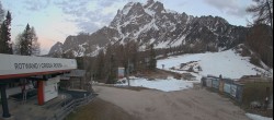 Archiv Foto Webcam 3 Zinnen Dolomiten: Skiberg Haunold 19:00
