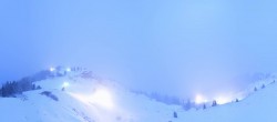 Archiv Foto Webcam Riesneralm: Panorama Skigebiet und Skihütte Hochsitz 05:00