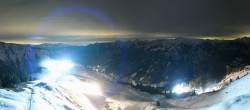 Archiv Foto Webcam Riesneralm: Panorama Skigebiet und Skihütte Hochsitz 17:00