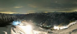 Archiv Foto Webcam Riesneralm: Panorama Skigebiet und Skihütte Hochsitz 21:00