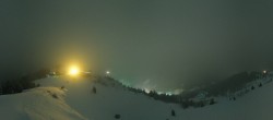 Archiv Foto Webcam Riesneralm: Panorama Skigebiet und Skihütte Hochsitz 23:00