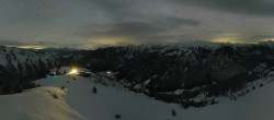 Archiv Foto Webcam Riesneralm: Panorama Skigebiet und Skihütte Hochsitz 03:00