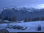 Archiv Foto Webcam Axalp: Blick zum Rothorn 06:00