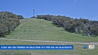 Archiv Foto Webcam Mt Buller: Burnt Hut Spur 13:00