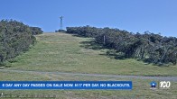 Archiv Foto Webcam Mt Buller: Burnt Hut Spur 17:00