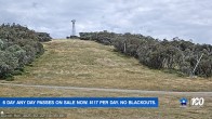 Archiv Foto Webcam Mt Buller: Burnt Hut Spur 13:00