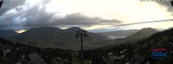 Archiv Foto Webcam Sattel-Hochstuckli: Ausblick Mostelberg 19:00