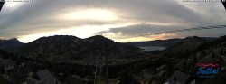 Archiv Foto Webcam Sattel-Hochstuckli: Ausblick Mostelberg 19:00