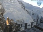 Archiv Foto Webcam Aiguille du Midi - Mont Blanc du Tacul 04:00