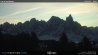 Archived image Webcam "Pale di San Martino", Alpe di Lusia Moena 07:00