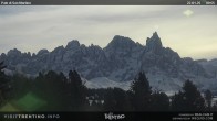 Archived image Webcam "Pale di San Martino", Alpe di Lusia Moena 09:00