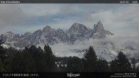 Archived image Webcam "Pale di San Martino", Alpe di Lusia Moena 13:00