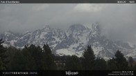 Archived image Webcam "Pale di San Martino", Alpe di Lusia Moena 17:00