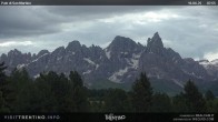 Archived image Webcam "Pale di San Martino", Alpe di Lusia Moena 07:00